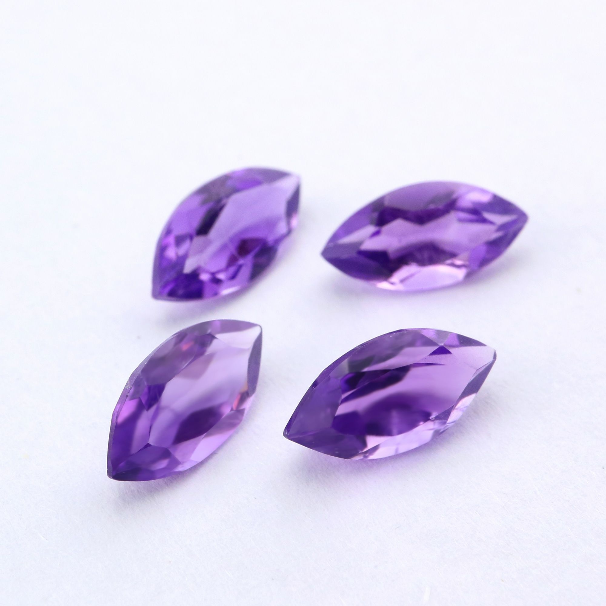 1Pcs Natural Purple Amethyst February Birthstone Marquise Faceted Loose Gemstone Nature Semi Precious Stone DIY Jewelry Supplies 4160027 - Click Image to Close